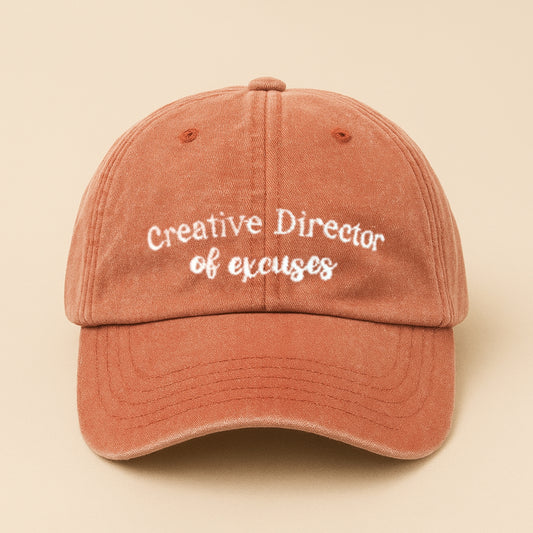 Creative Director of Excuses Cap